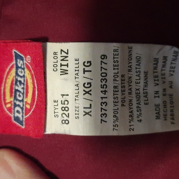 Dickies Scrub Top XL - Picture 7 of 7